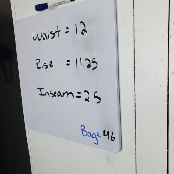 We The Free Jean Shorts Curvy Hidden Button Fly Raw Hem Distressed Womens 25 - Picture 8 of 8